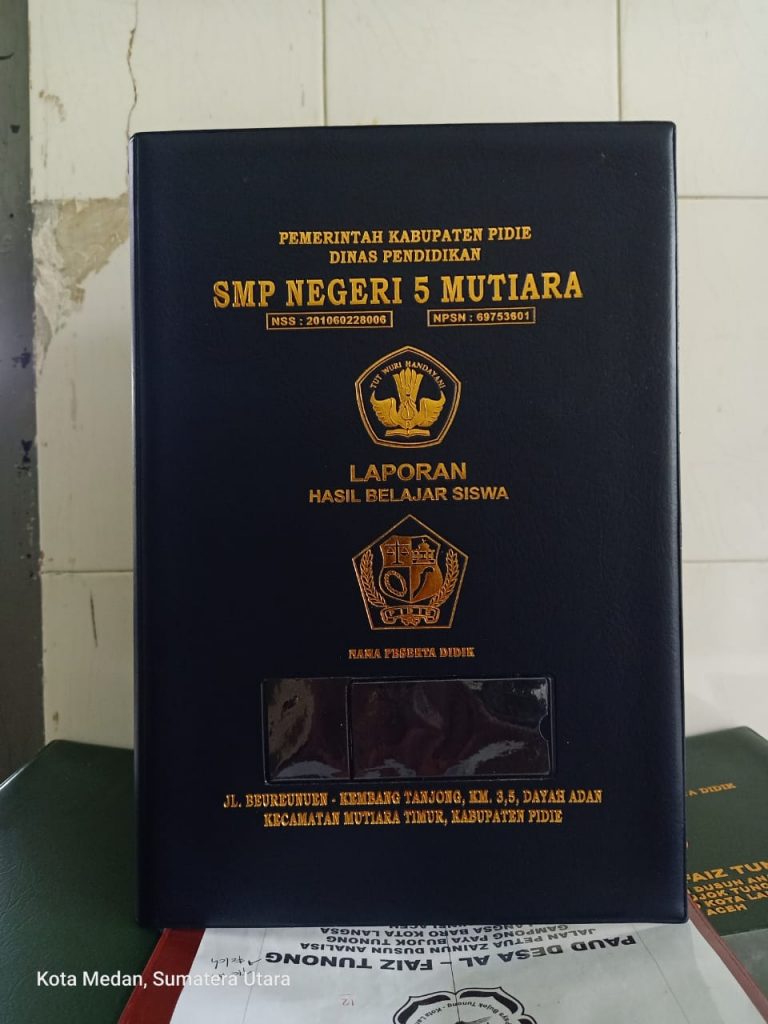 Sampul Raport Banda Aceh
